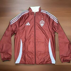 Adidas Colorado Rapids Reversible Anthem Shadow Red Size MEDIUM Jacket JE8060